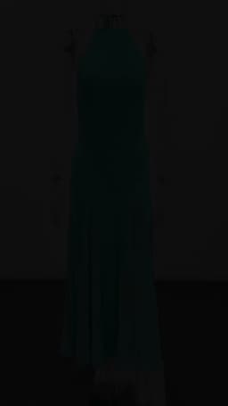 Women's Halter Neck Open Back Maxi Dress Ribbed Knit Top Flowy Chiffon Hem Bodycon Female Summer Evening Vacation Party Dress
