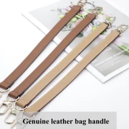 Luxury Short Shoulder Strap Genuine Leather Handbag Handle Strap High Quality Crossbody Bag Strap Belt Handbag Accessories