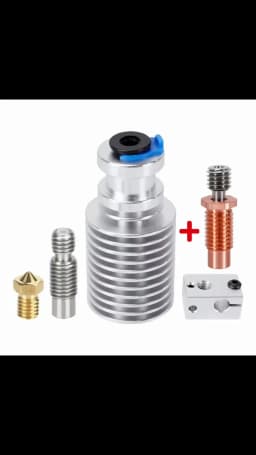 E3D V6 Hotend + Bimetal Heatbreak for V6 Prusa Voron Remote Short Direct Heat Sink Range 1.75MM for Feeding 3D Printer Extruder