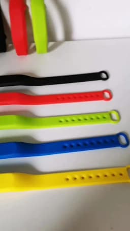 Adjustable NFC NTAG215 Silicone Soft Wristband RFID Bracelet