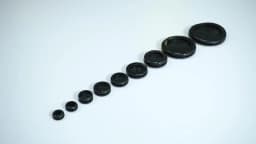 Flexible Rubber Grommet for Cable Hole Cover, Wire Organizer, Cable Pass Through, Round Gasket Black