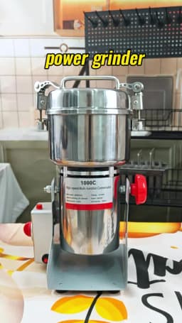 2500G 4500W High Power Grain Mill, Swing Spice Grinders, 304 Stainless Steel Grain Spices Mill, Medicine Wheat Mixer,Grinder Coffee Beans Machine for Homes, Clinics, Hospitals, Pharmacies