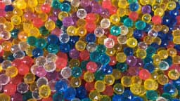 5pcs Fun Diamond Bounce Ball Rainbow Color Children's Elastic Rubber Ball Floating in Water Gemstone Twister Toy Gift