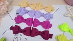 10/20 Pcs Boutique Tiny Baby Bows Grosgrain 2" Hair Bows Non-Slip Full Lined Alligator Clips for Baby Girls Toddlers