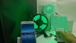 DC12-24V 28Key Dual Output Music LED Controller Wifi Pixels For 3Pin Individually Addressable 5050 RGB Strip Light Ring Panel