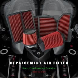 R-EP Replacement Air Filter For VOLKSWAGEN For VW GOLF 5 6 TOURAN TIGUAN SHARAN SCIROCCO PASSAT JETTA CC EOS 1K0129620 Can Clean
