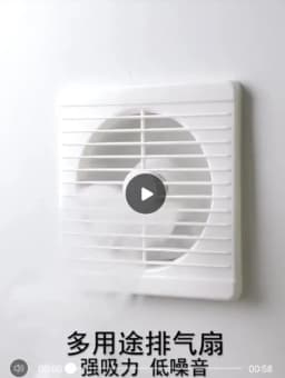 220V 4 inch 6 inch 8inch Hanging Wall White Ventilador Small Ventilator Extractor Exhaust Fans Toilet Bathroom Kitchen Fan
