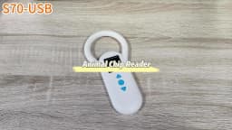 134.2Khz Animal RFID Reader Pet Cat Dog Handheld Microchip Scanner FDX-B Glass Chip USB/Bluetooth Animal Microchip Reader