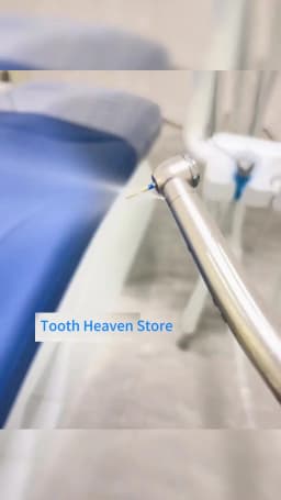 10 pcs Dental 4 Hole Large Head Air Turbine High Speed Handpiece Push Button Large Head Stainless Steel