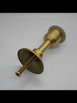 Brass Desk Lamp Assembly Accessories, Glass Ceramic Vase Lampshade E27 DIY Table Light Accessories Copper Material Lampbase Part