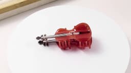 1PC Simple Fun Creative Trendy Violin Acrylic Claw Hair Accessories for Ladies and Girls for Daily Wear