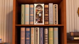 Robotime Rolife Maquetas Book Nooks Sets for Home Bookshelf Decoration Pre-colored Easy Assembly Arcade Dating DIY Kits
