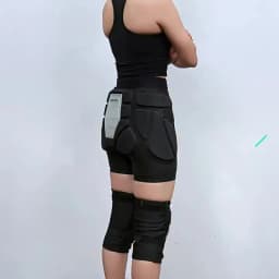 3D Protective Padded Shorts Butt Pad Shorts EVA Silicone Gear Guard With Knee Pads for Cycling Snowboarding Skating