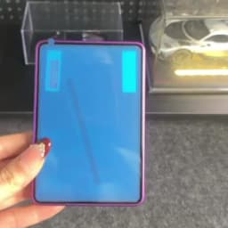 Multicolor Gradient Color Aluminum Alloy Trading Card Protect Holder, Metal Case For 35PT PSA CGC Graded Card