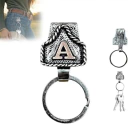 Western Metal Keychain Key Holder For Belt Quick Release Keychain Clip With Personalizing Design For Men Accessories