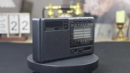 XHDATA D-368/D-328 Portable Stereo Radio FM AM SW MP3 Player with Bluetooth TF Card USB Rechargeable Battery for Elder Gift
