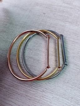 Stainless Steel Trendy Bangles Bracelets Hand Chain for Women Blank Bar Couple Cuff Bangle Birthday Christmas Jewelry Gifts