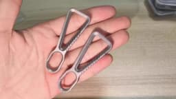 Creative Titanium Alloy Belt Buckle Keychain Outdoor Tool EDC Men's Waist Hanging Personalised Keychain