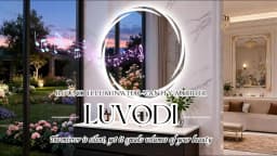 LED Bathroom Mirror Tempered Glass 32” Round Bluetooth Mirror with Double Speakers, 3 Color, Dimming, Defog, Memory Function