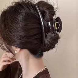 Elegant Solid 5.91in Large Hair Claw For Women Hair Ornament Long Thick Hair Hold Headband Claw Clip HairClip HairAccessories