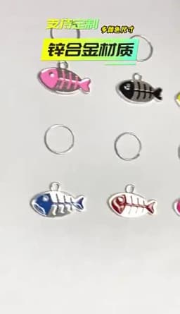 Personalized Cat Id Tags Engraved Puppy Kitten ID Name Collar Tag Fish Shaped Anti-lost Pendant Customized Kitty Nameplate Gift