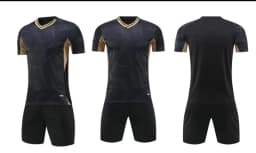Custom Men Soccer Uniforms For Team Short Sleeve Kits Youth College Football Jerseys Set Quick Dry Sports Shirts Suit Tracksuits
