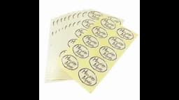 100PCS/Lot Korea DIY Multifunction Oval Sticker for Handmade Products Hand Made Sticker