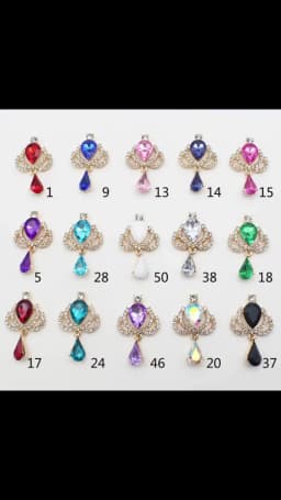 10 New 23 * 38mm Alloy Rhinestone Acrylic Brooch Fashion Gorgeous Party Holiday Wine Glass Creative Pendant