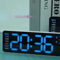 10 Inch Smart Mute LED Electronic Night Alarm Wall Clock Modern Desk Clock Minimalist Thermometer Calendar Time Cube Home Decor