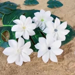 5Pcs/Set New Arrival Summer Beach Hairpin Artificial Tiare Flower Hair Clip Hawaii Tropical Headwear Hair Accessories Headflower