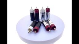 High Quality Hifi DIY Star Line Silver Plated / Gold Plated Tellurium Copper RCA Plug Connector 20pcs