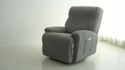 1/2/3 Seater Soft Recliner Sofa Cover Solid Color Simple Single Sofa Slipcover Relax Couch Armchair Protector Case Removable