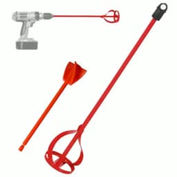 Liquids Paint Mixer HSS Putty Mixer For Electric Drills Putty Powder Epoxy Resin Mixing Rod Paint Drill Attachment Paddle
