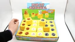 Mouse Squishy Toy Cheese Stress Ball Squishy Rat Squeeze Cheese Fidgets Squishy Mice Toy Stress Novelty Toy for ADHD ADD OCD