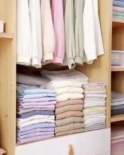 NEW Adjustable Closet Organizer Kitchen Storage Shelves Space Saving Wardrobe Wall Mounted Rack Home Appliance Cabinet Holder1pc