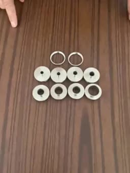 Stainless Steel Router Template Guide Bushings Engraving Machine Electric Router Copying Collar