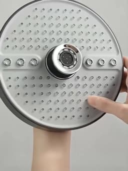 Adjustable Rainfall Shower Head 5 Modes Big Panel High-pressure Large Flow Top Spray 175mm Ceiling Mounted Supercharge Shower
