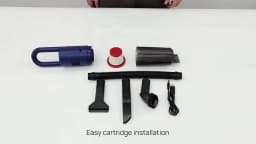 50W Cordless Car Vacuum Cleaner Handheld, 6200Pa Suction, Lightweight 0.7kg, 2.6Ah Battery, Reusable Hepa Filter, Charging Cable