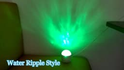 Starry Sky Galaxy Aurora Projector Light LED Night Light Remote RGB 16 Colors Water Ripple Projector Lamp Party Room Decor Gift