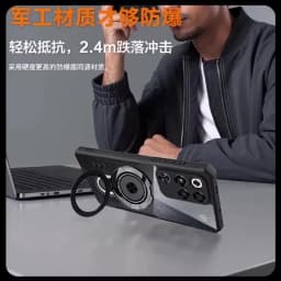 Silicone Cooling Phone Case For Redmagic 10 9 9S 8s Pro Plus Pro+ Graphene Heat Dissipation Case Magnetic Stand Shockproof Cover