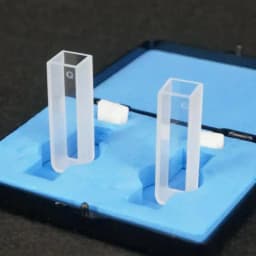 2Pcs 10mm Path Length JGS1 Quartz Cuvette Cell With Lid For Spectrophotometers