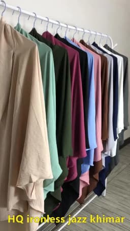 New One Layer Jazz Crepe Diamond Khimar High Quality Muslim EID Ramadan Islamic Clothing Tie Back Prayer Hijab Dropshipping