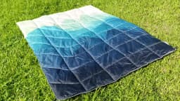 Outdoor Camping Blanket Fluffy Waterproof Warm Portable Storage Bag Hiking Picnic Car Use Multi-Functional Blanket
