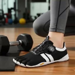 GallonShark Quick-Lace Five Finger Barefoot Shoes for Men & Women | Non-Slip for Yoga, Walking, Water Sports & Fitness