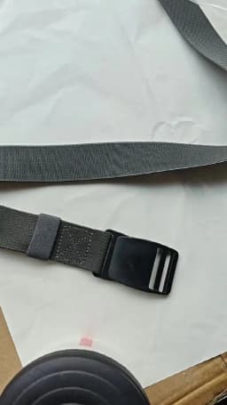 Elastic Adjustable Metal-Free Stretch Belt Security-Friendly with Plastic Buckle for Men Designer Stretch Jeans Belt