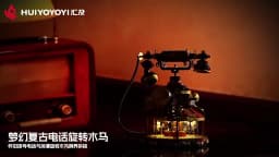 Technical MOC Retro Rotary Dial Telephone Rotating Carousel Building Blocks Vintage Classic Decoration Bricks MOC Toy Adult Gift