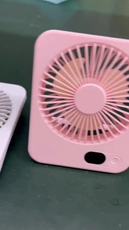 Mini Portable Fan USB Desk Fan Rechargeable Table Fan Small Wall Mounted Ceiling Fan 5 Speeds Powerful Wind Foldable Camping Fan