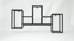 Metal Wine Bottle Holder Wall Mounted Metal Bar Wine Rack Restaurant Bottle Storage Display Holder Shelf