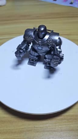 New Product TK131 Iron Tyrant Mechanical Armor Assembly Building Blocks, Man Zai Pendant Model Toy, Christmas