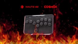 Haute42 Arcade Joystick Mini Hitbox Leverless Arcade Controller For PC/PS4/PS5/Switch Leverless Arcade Stick Hitbox Fighting